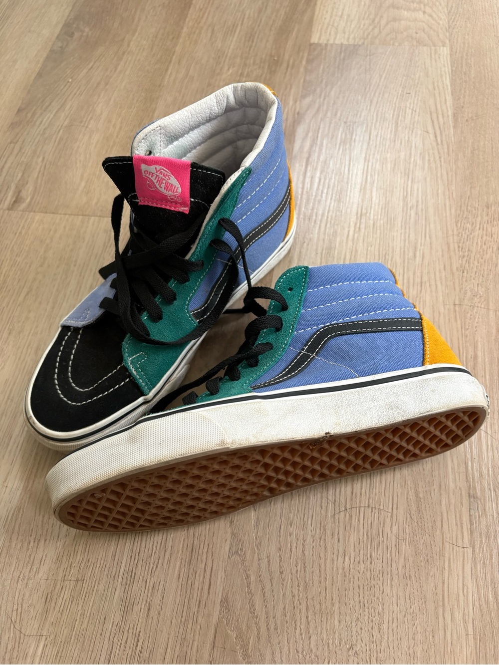 Vans High-Top Multi-Color Skate Sneakers